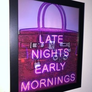 Glam Art Framed 8x10